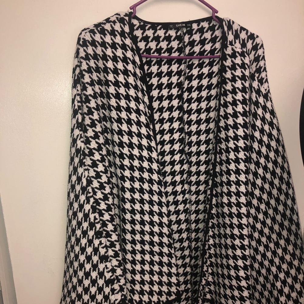Black and white kimono